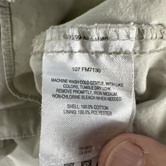 Columbia PFG Shirt Mens L Beige Short Sleeve Performance Vented Fishing FLAWS - Picture 11 of 14